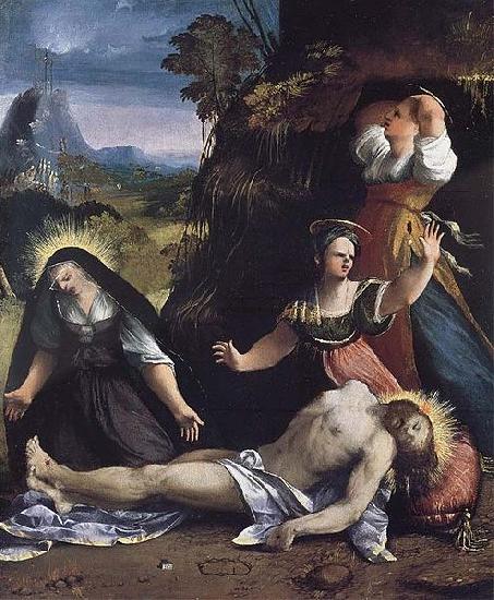 Dosso Dossi Lamentation over the Body of Christ